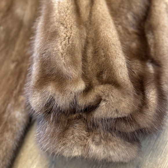 🌟 Vintage Full-Length Brown Mink Fur Coat - LaFlamme Fourrure Sz (M\L) + Bonus - Picture 7 of 16